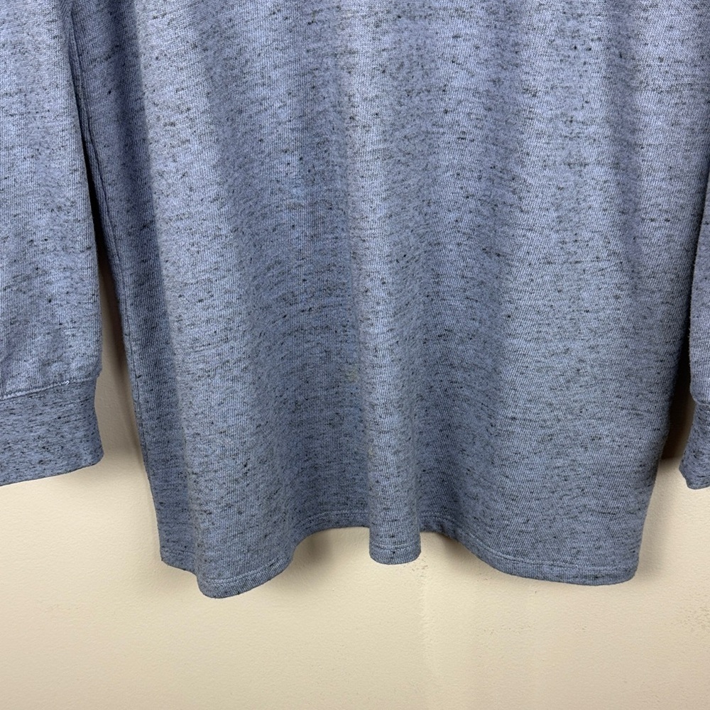 Aritzia Wilfred Free Cotton Blend Oversized Light Blue Knit Turtleneck Med Top - Picture 9 of 12